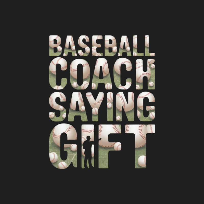 Baseball Coach Gift: Motivational Sports Typography Male Tank Top