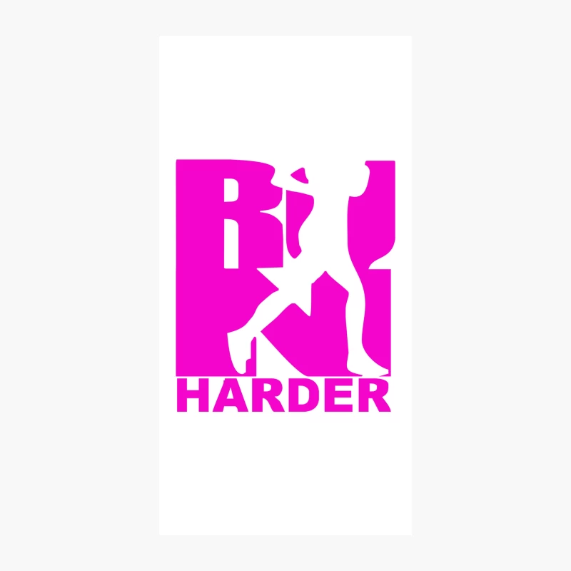 RUN Harder gym workout iPhone Case