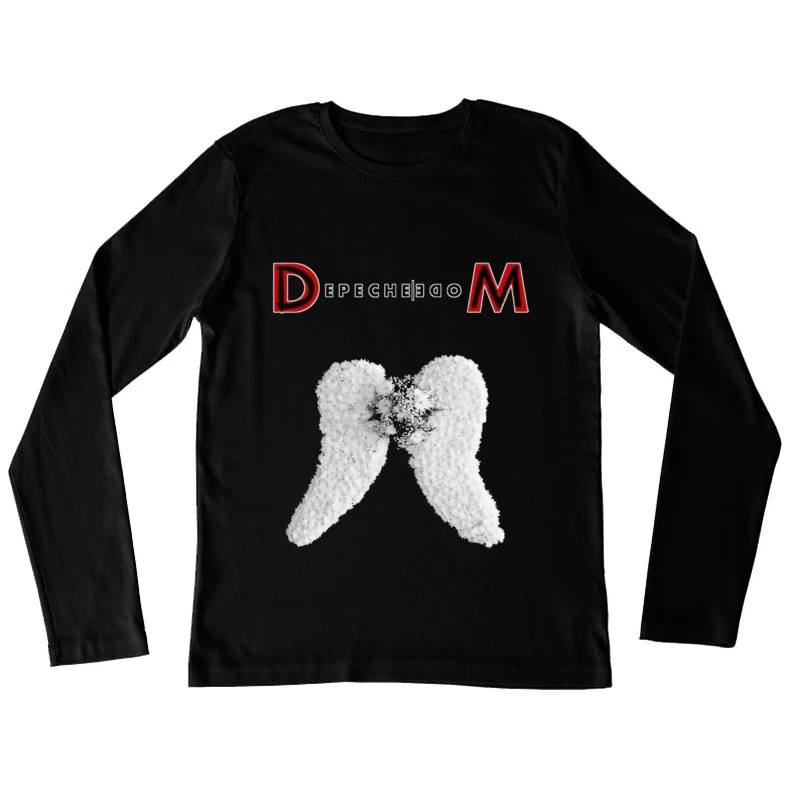 Depeche Mode Angel Wings Logo Design Female Long Sleeve T-Shirt