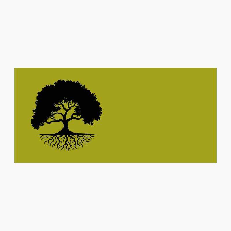Tree of Life: Silhouette with Roots Coffee Mug