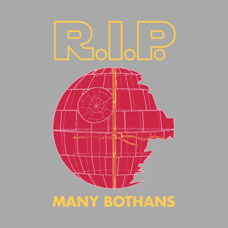 Star Wars Death Star Tribute: R.I.P. Many Bothans Male Pullover Hoodie