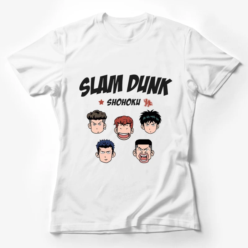 Slam Dunk Charaktere mit Shohoku-Team Damen T-Shirt