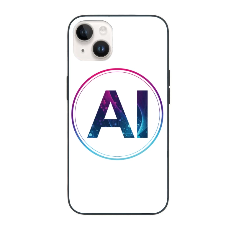 Futuristic AI Network – A Vision of Digital Innovation iPhone Case