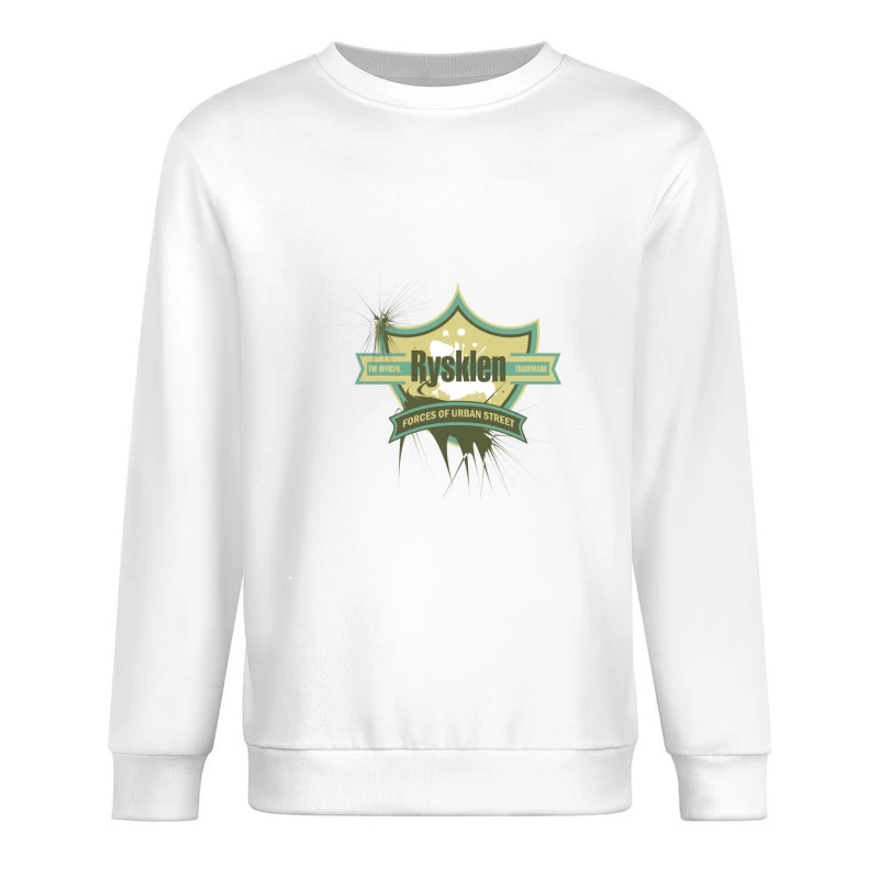 Design urbain Rysklen sur blason moderne Homme Sweat-shirt à enfiler