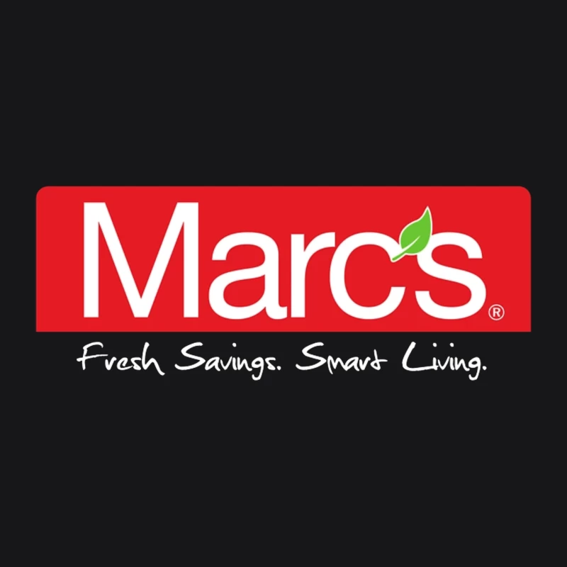 Marc's Supermarket Logo with Fresh Savings Tagline Male Pullover Hoodie