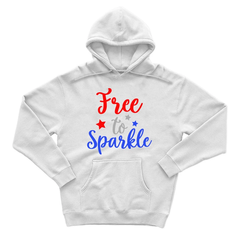 Libre de briller avec des étoiles patriotiques Homme Sweat à capuche