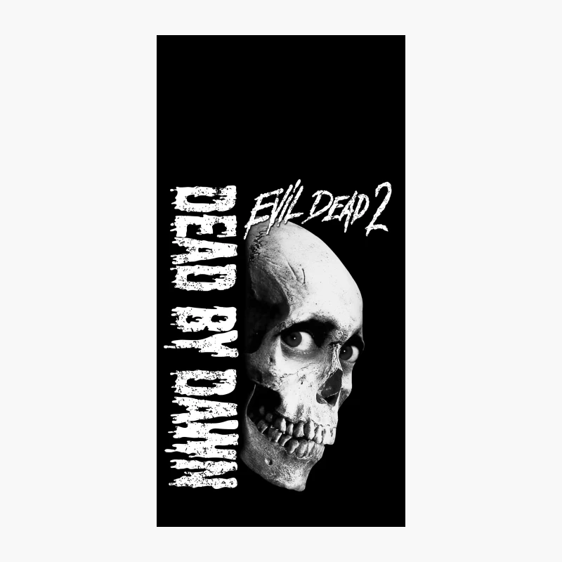 Evil Dead 2 Horror Movie Gothic Skull Poster Artwork iPhone Case