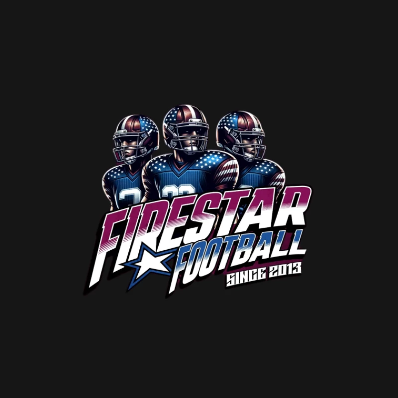 Dynamisches Football-Design von Firestar Herren T-Shirt