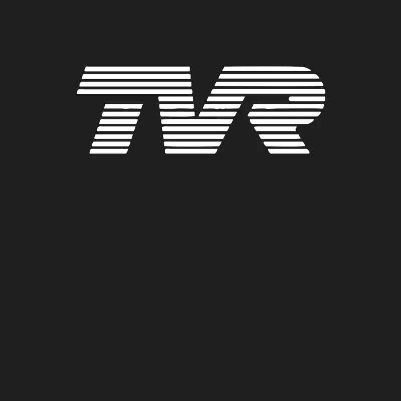 Minimalist TVR Logo Design with Line Pattern Male Tank Top