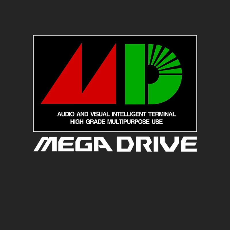 Mega Drive MDJP Logo Male Pullover Sweatshirt