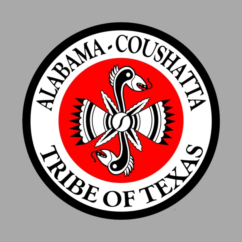 Alabama-Coushatta Tribe of Texas Official Seal Logo Female Pullover Hoodie