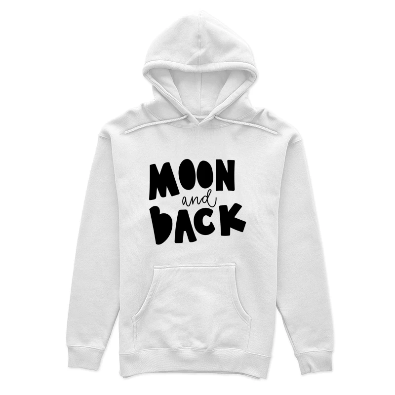 Lune et Retour - Design Minimaliste Femme Sweat à capuche
