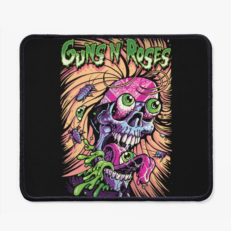 Guns N' Roses Skull Graphic Art Mouse Pad