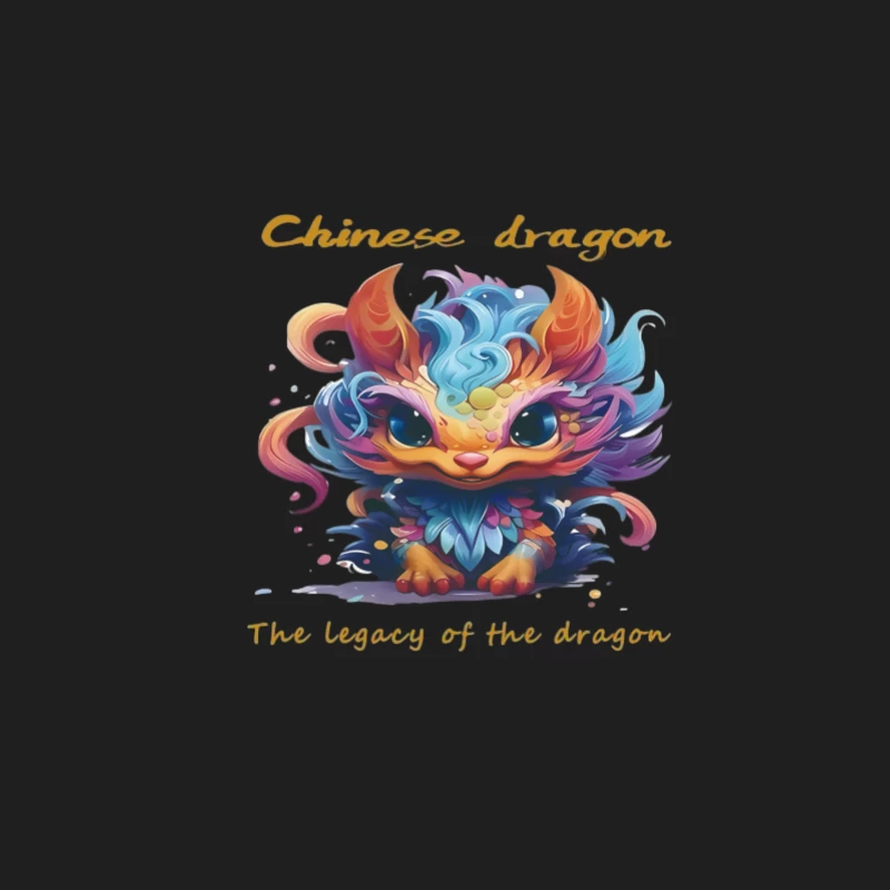 Farbenfroher chinesischer Drache Herren Tanktops