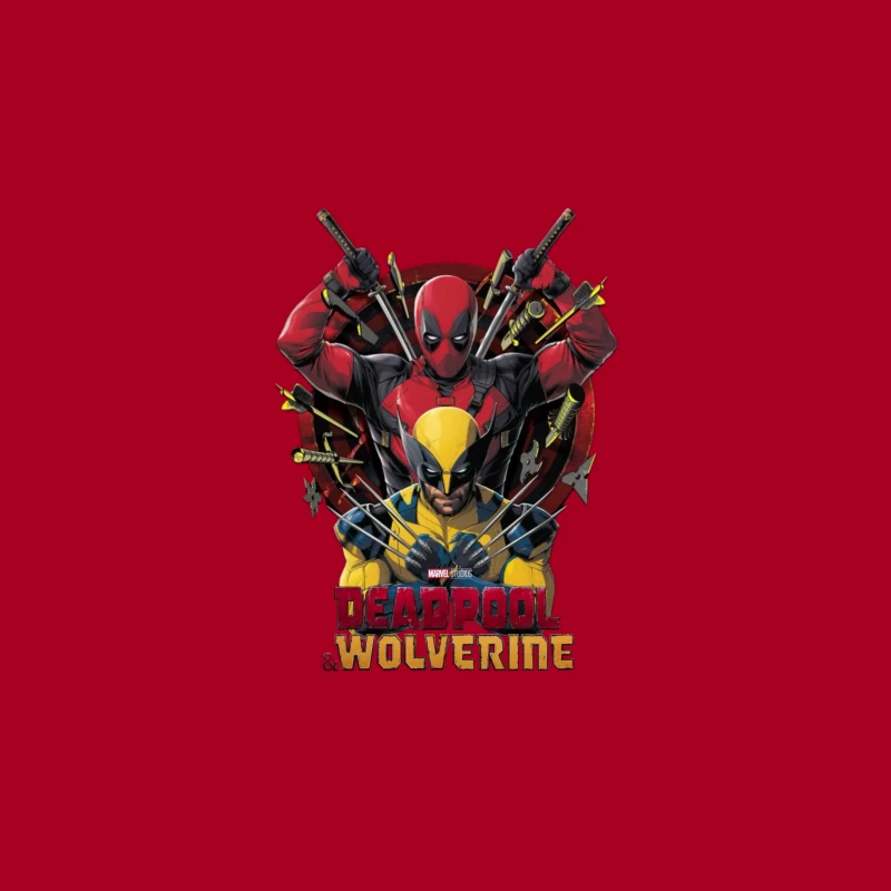 Deadpool and Wolverine Artwork Travel Mug