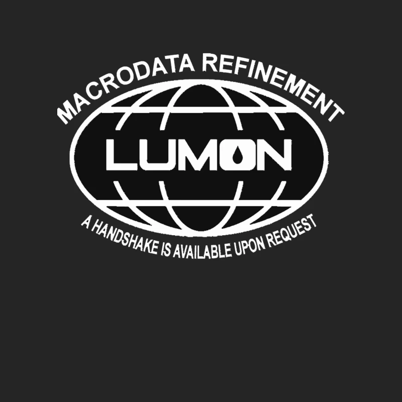 Lumon Industries Retro Corporate Globe Logo Male Pullover Sweatshirt