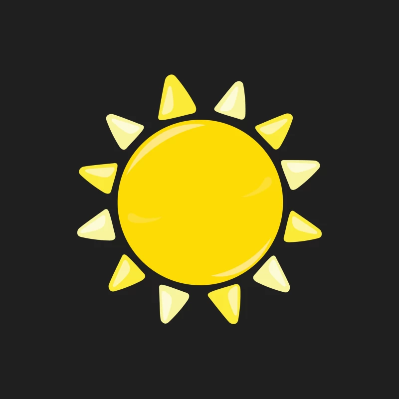 Soleil brillant avec rayons triangulaires Homme Débardeur