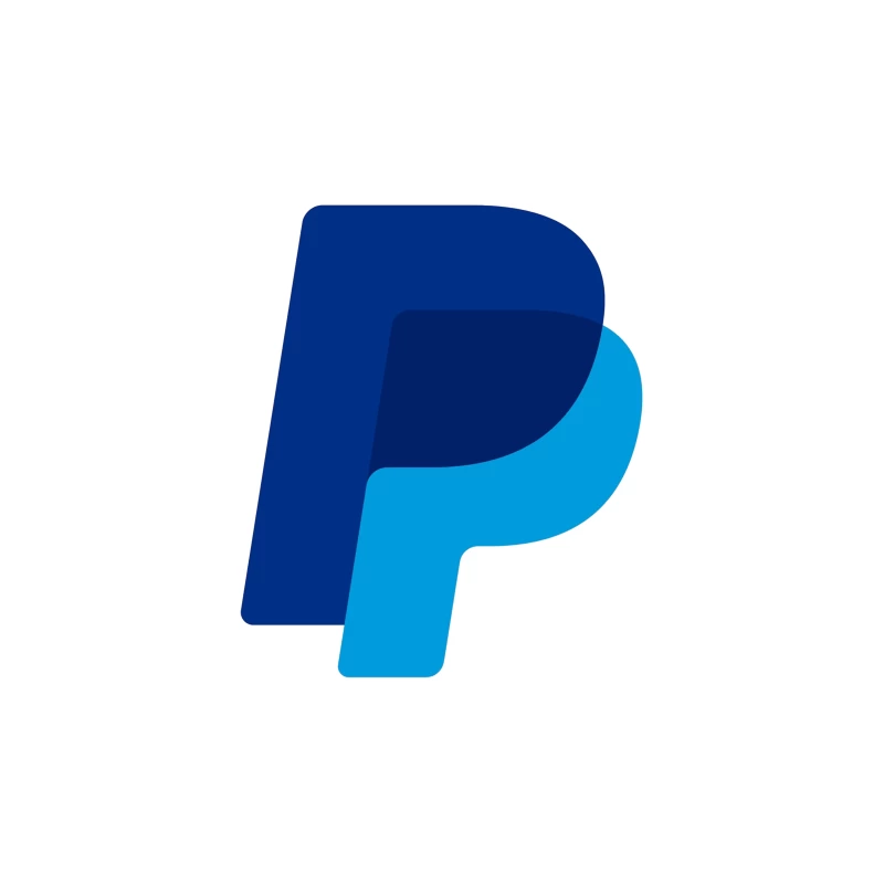 PayPal Double P Logo Design in Blue Shades Tapestry