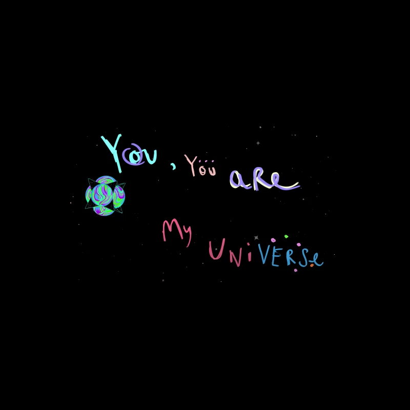 Coldplay My Universe Desk Mat