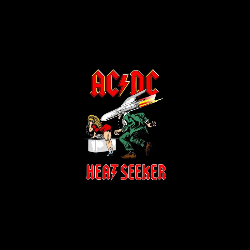 Retro Rock - AC/DC HEATSEEKER Travel Mug