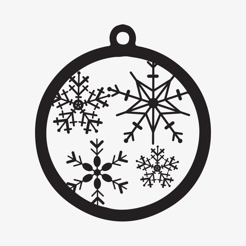 Décoration de Noël avec Flocons de Neige Femme Sweat-shirt à enfiler