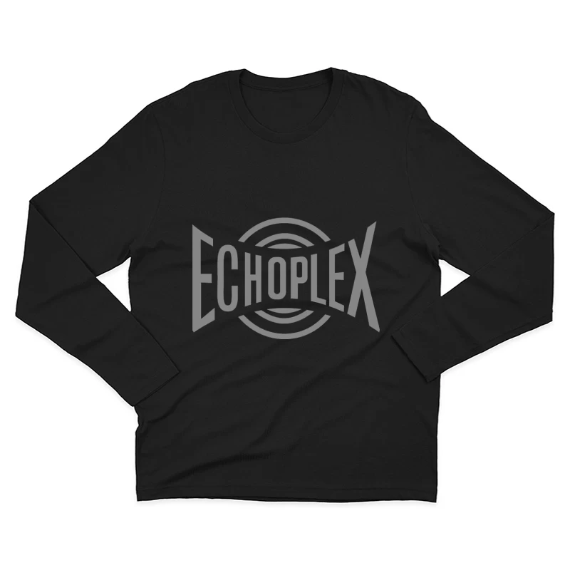 Echoplex Vintage Audio Brand Logo Design Male Long Sleeve T-Shirt