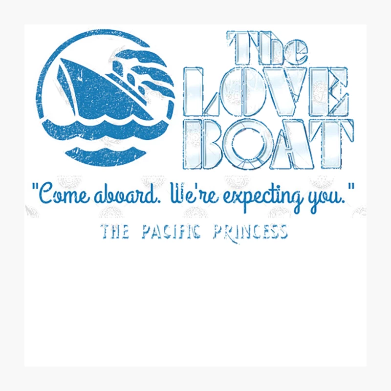 The Love Boat, distressed Pin