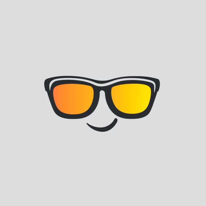 Cool Sunglasses Smiley Face Emoji Icon Baseball Cap