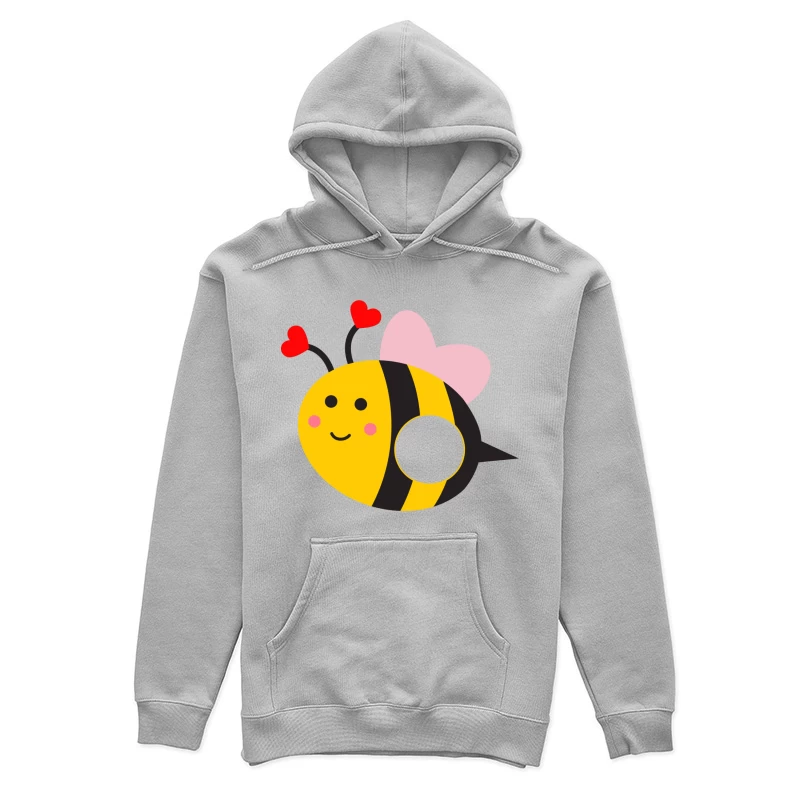 Abeille mignonne avec cœurs et ailes Femme Sweat à capuche