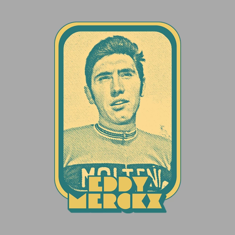 Eddy Merckx  Retro Cycling Fan Art Design Female Pullover Hoodie