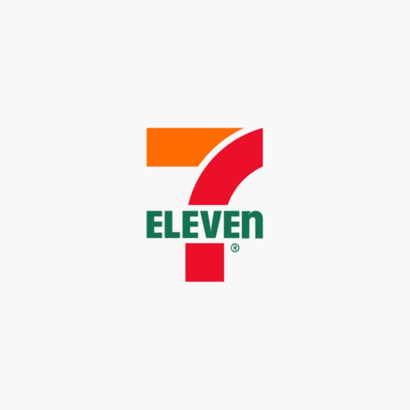 7-Eleven Convenience Store Chain Logo Design Cotton Tote Bag