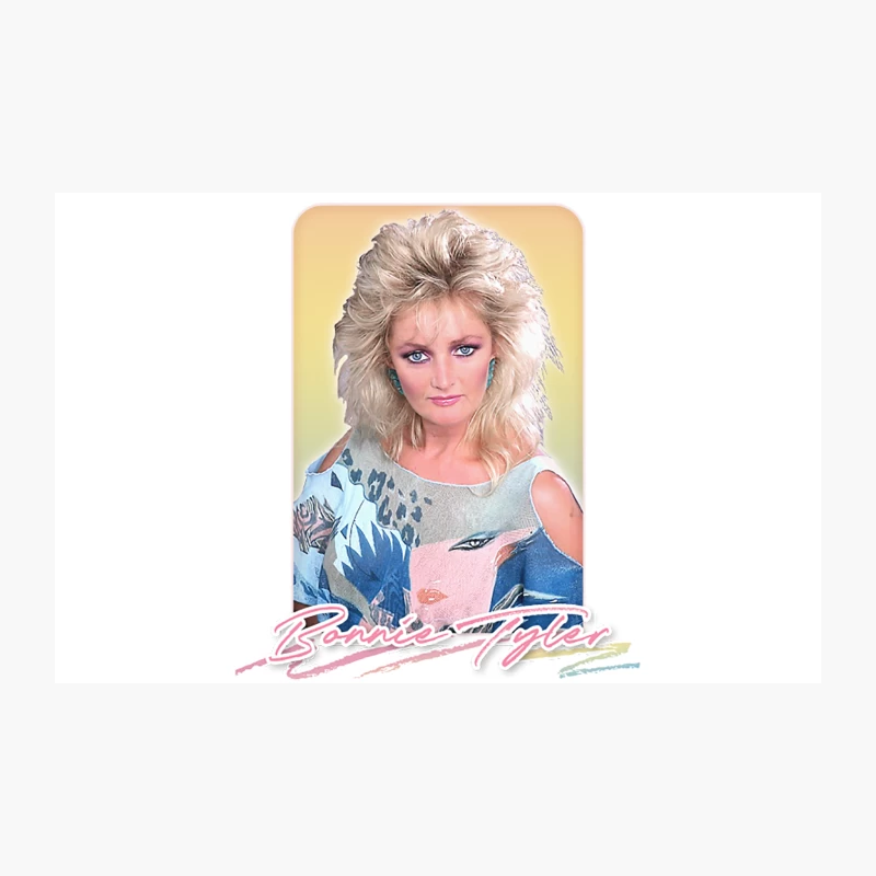 Bonnie Tyler  80s Aesthetic Fan Art Design Travel Mug