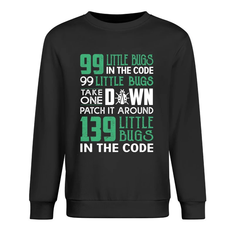 Humour Programmation: Bugs et Code Homme Sweat-shirt à enfiler