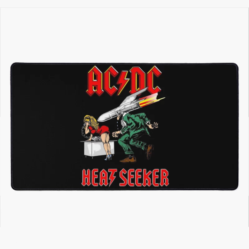 Retro Rock - AC/DC HEATSEEKER Desk Mat