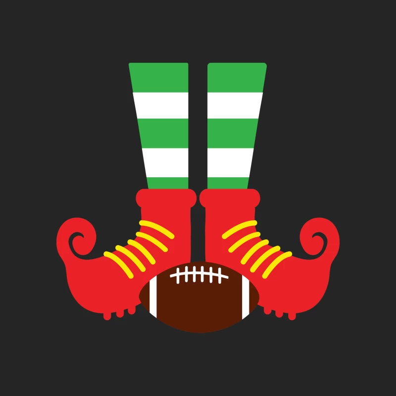 Jambes de lutin avec ballon de football Homme Sweat-shirt à enfiler