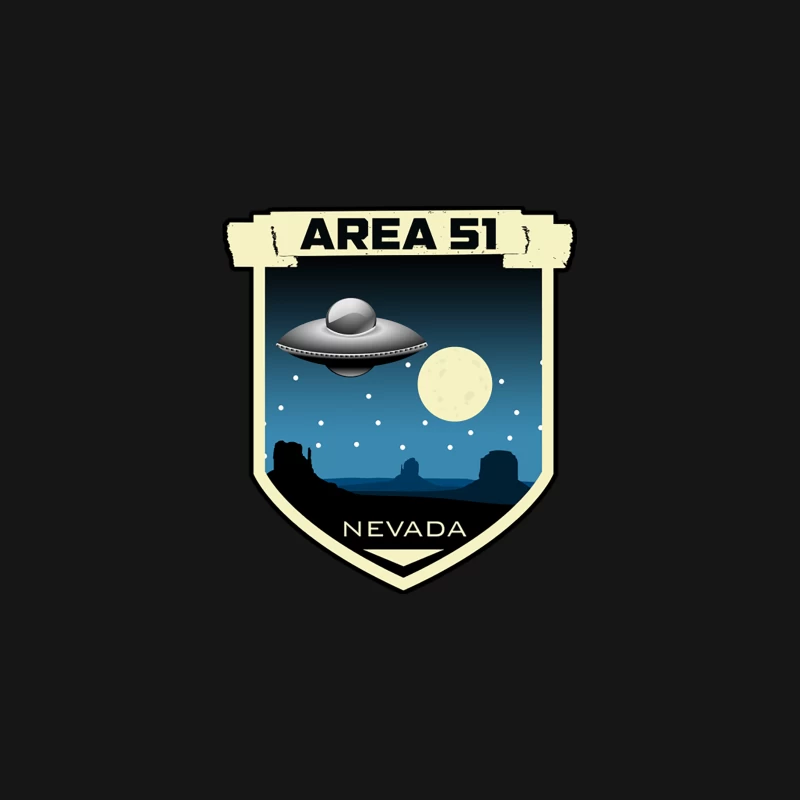 Area 51 Travel Badge Desk Mat