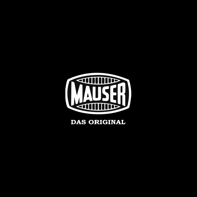 Vintage Mauser Firearms Company Logo with "Das Original" Text iPhone Case