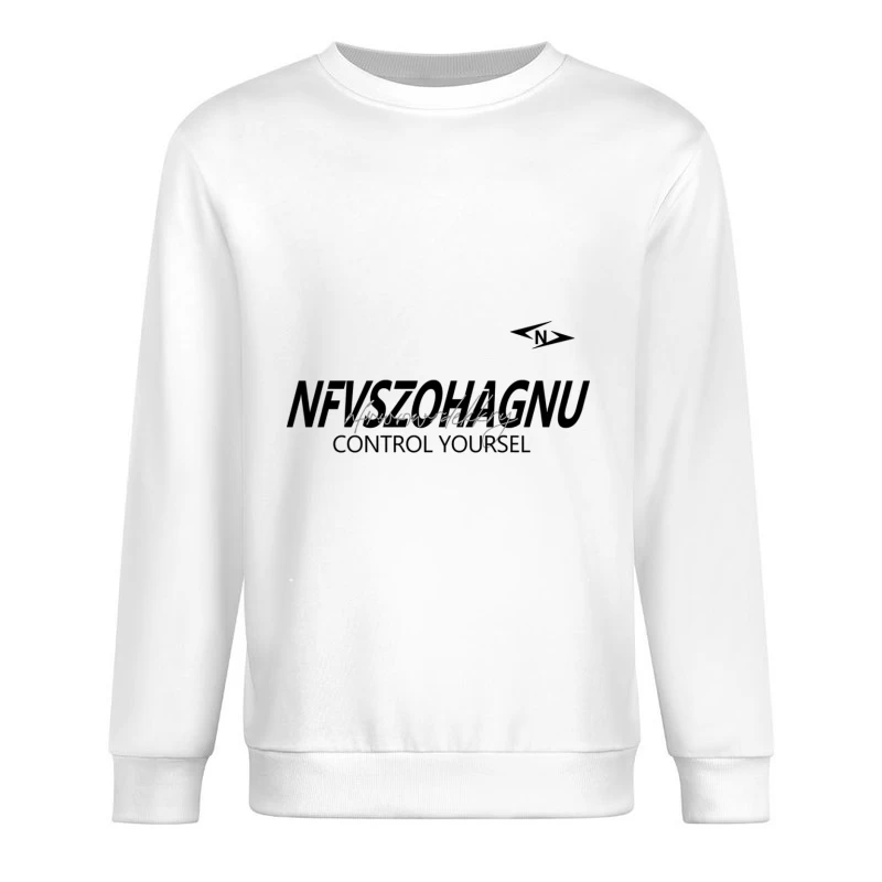 Typografie Kunstwerk mit Motivationsbotschaft Herren Pullover Sweatshirt