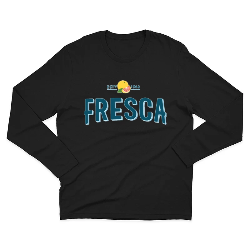 Vintage Fresca Soda Logo Design from 1966 Male Long Sleeve T-Shirt