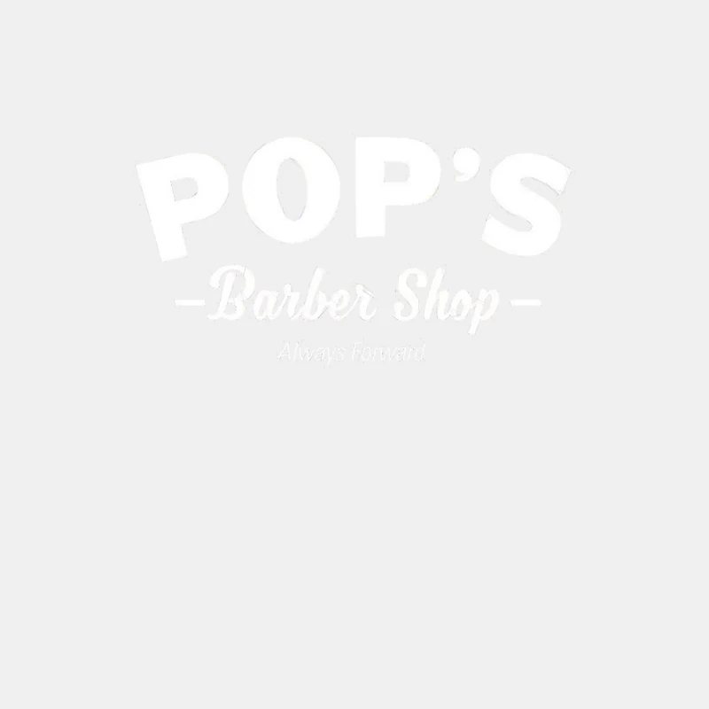 Pops Barber Shop - Always Forward Male Tank Top