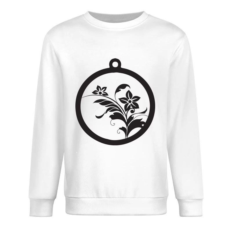 Ornement floral circulaire Homme Sweat-shirt à enfiler