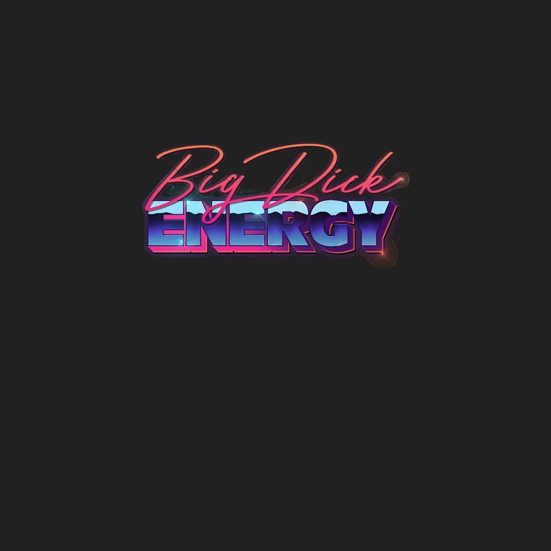 Big Dick Energy - 80s Aesthetic Design Bucket Hat