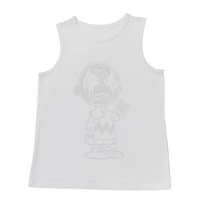 Clown Character Illustration Male Tank Top