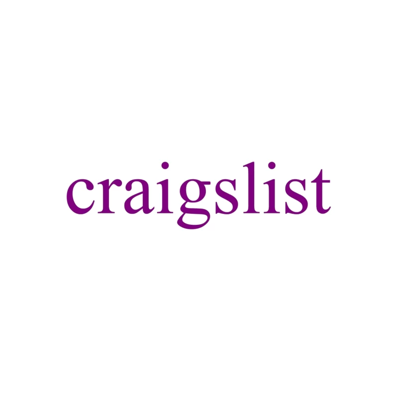 Craigslist Purple Logo Design Mouse Pad