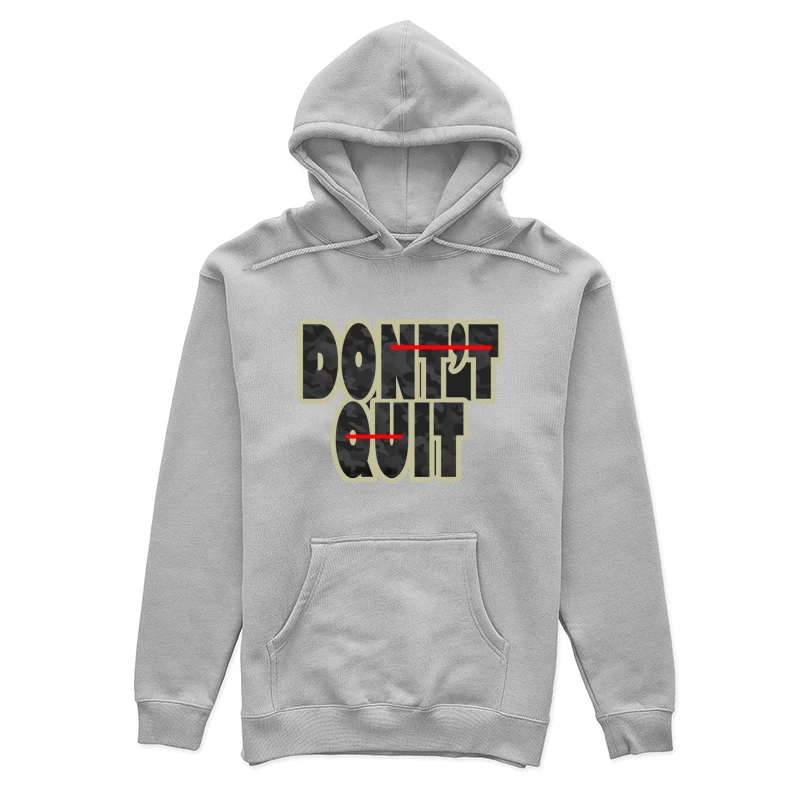 Motivational Quote on Perseverance Female Pullover Hoodie