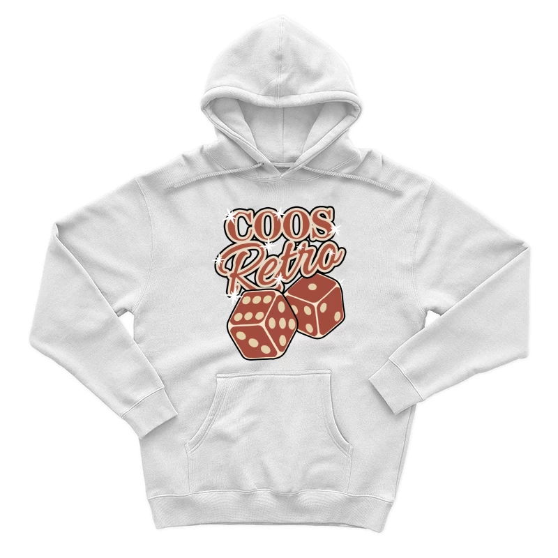 Retro Glückswürfel Design Herren Pullover Hoodie