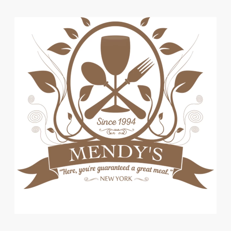 Mendy_s Restaurant from Seinfeld Throw Pillow