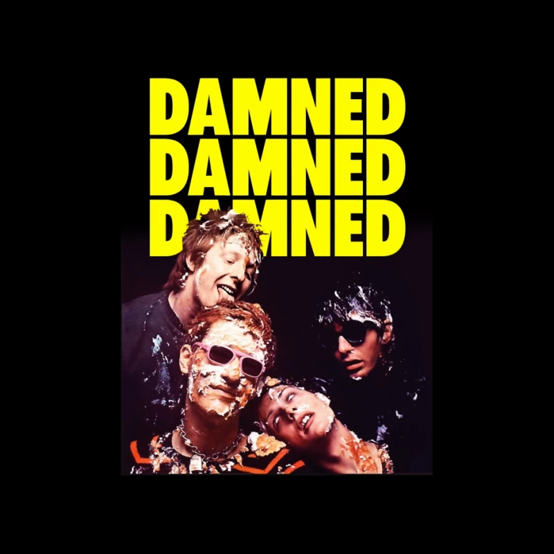 The Damned Punk Rock Band Vintage Album Cover Pin