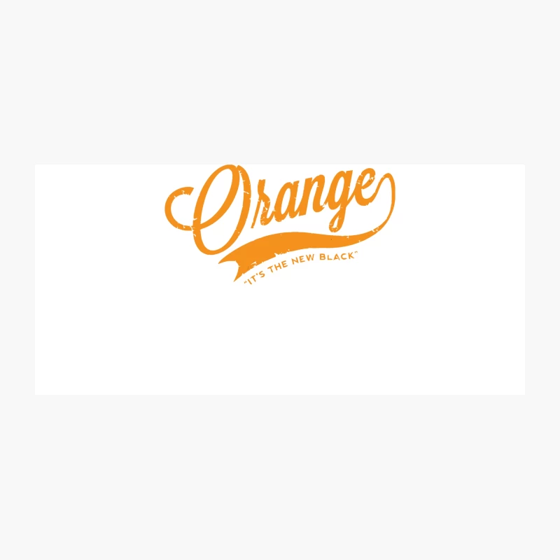 Retro Orange Typography: TV Show Slogan Design Coffee Mug