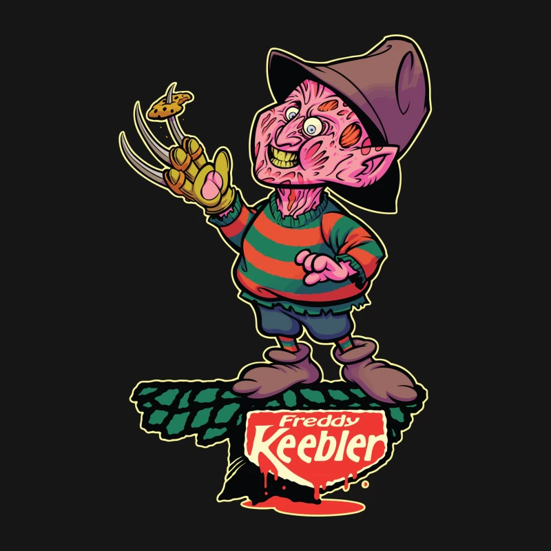 Freddy Keebler: A Whimsical Horror Parody Female Long Sleeve T-Shirt